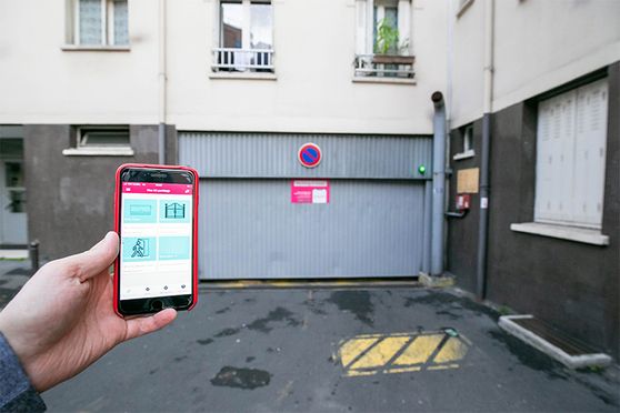Vignette parking Père Lachaise - rue des Amandiers - Paris 20