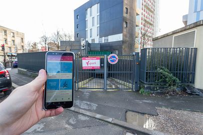 Vignette parking Ecole Jean Lurçat - boulevard Marcel Paul - Ile-Saint-Denis - L'Île Saint Denis