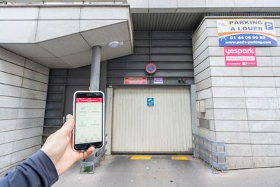 Vignette parking Métro Télégraphe - rue de Romainville - Paris 19