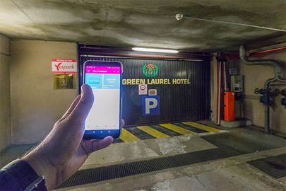 Vignette parking Métro Pont de Levallois-Bécon - rue Thierry Le Luron - Levallois Perret