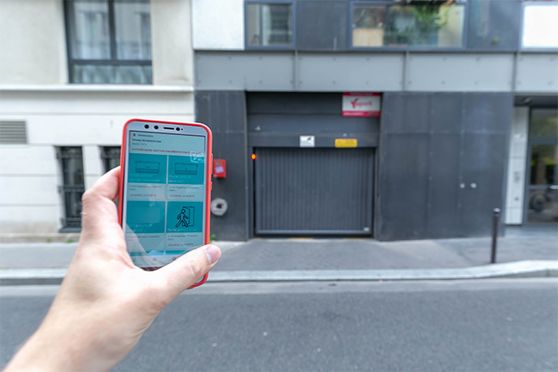 Vignette parking Hôpital Bichat - rue Angélique Compoint - Paris 18