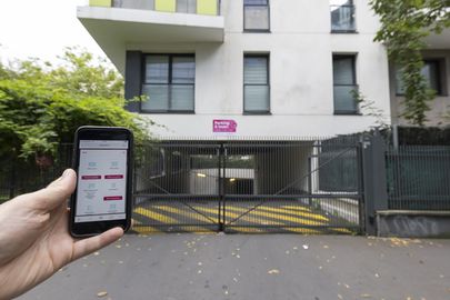 Vignette parking Stade Dominique Rocheteau - rue Sarah Bernhardt - Asnières sur Seine