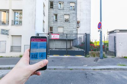 Vignette parking Porte d'Asnières - rue Stéphane Grappelli - Paris 17